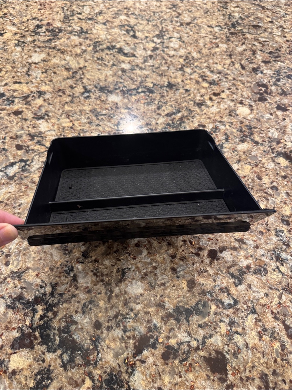 Tesla X/ Universal Black Laptop Accessory Tray - Protective Storage Tray